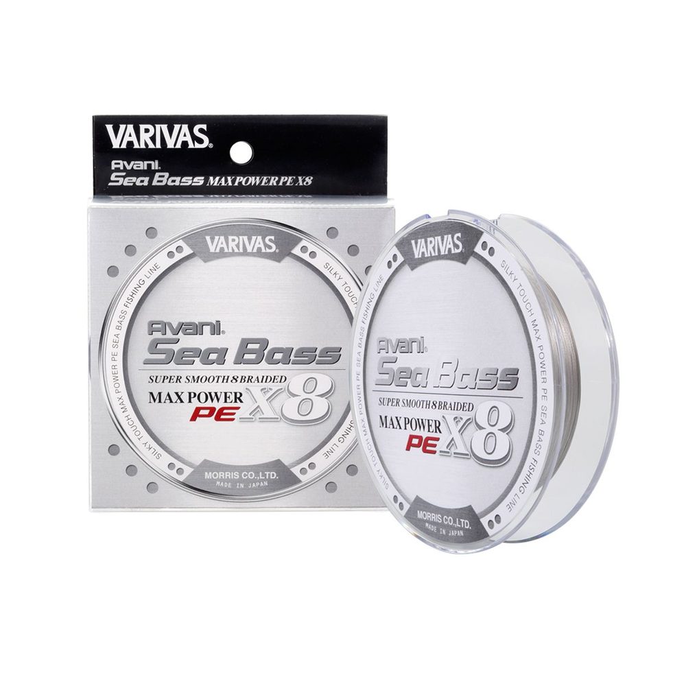 E-shop Varivas Šňůra Avani Sea Bass Max Power PE X8 Stealth Gray 150m - 0,148mm,Varivas Šňůra Avani Sea Bass Max Power PE X8 Stealth Gray 150m - 0,148mm