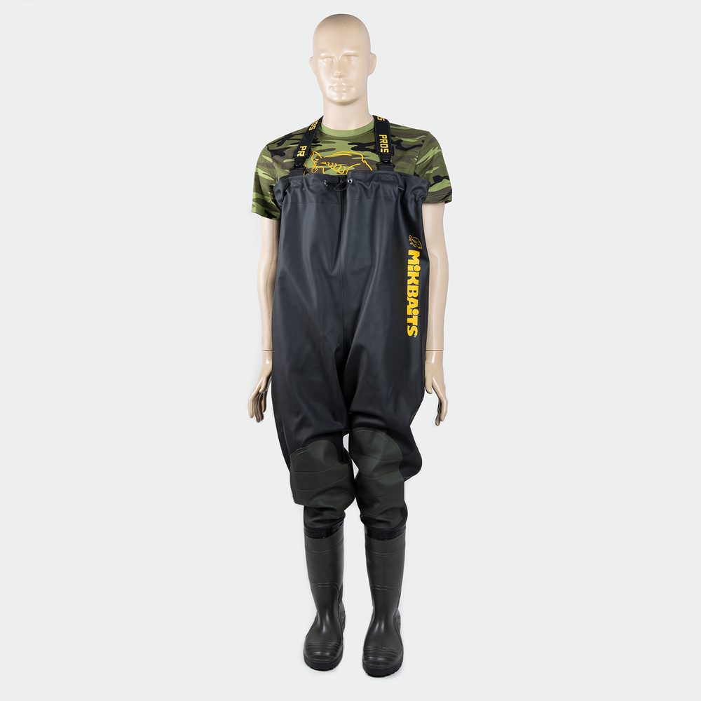 E-shop Mikbaits Dětské prsačky Junior Slim Fit Black - 41,Mikbaits Dětské prsačky Junior Slim Fit Black - 41