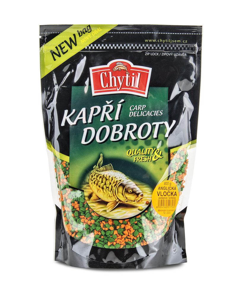 E-shop Chytil Anglická vločka 800g - oranžová + zelená,Chytil Anglická vločka 800g - oranžová + zelená