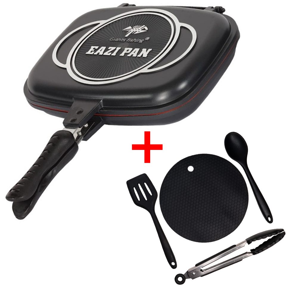 E-shop Giants fishing Pánev na vaření Eazi Pan Large + Sada silikonového náčiní Eazi Utensil Set ZDARMA!,Giants fishing Pánev na vaření Eazi Pan Large + Sada