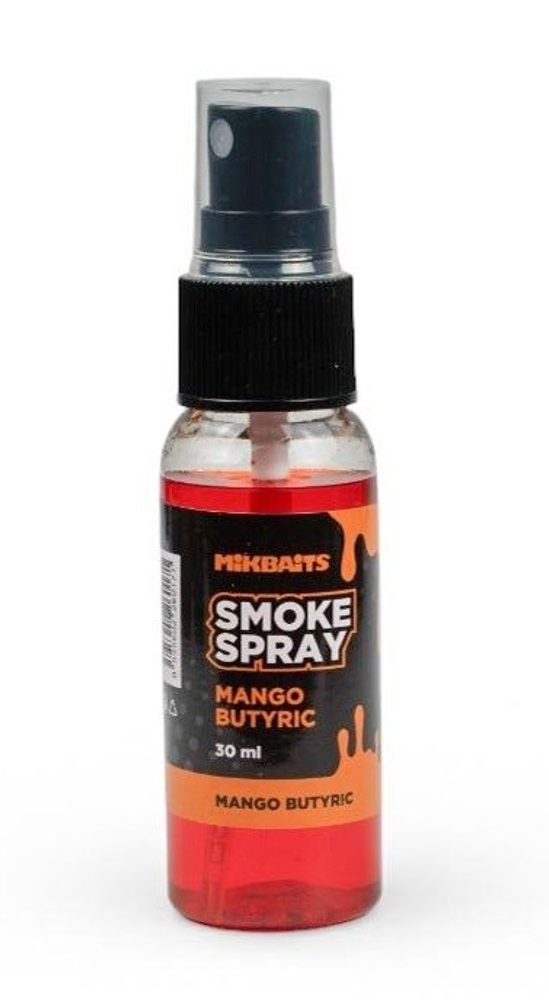 E-shop Mikbaits Sprej Smoke spray 30ml - Mango Butyric,Mikbaits Sprej Smoke spray 30ml - Mango Butyric