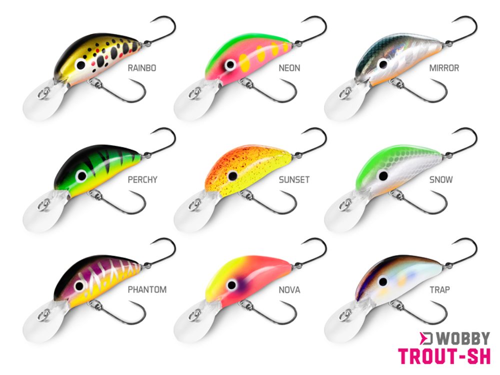 Delphin Wobler Wobby Trout-SH 4cm 4g - TRAP