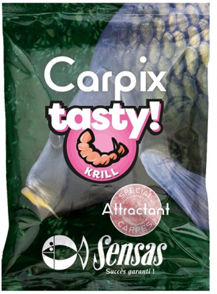 E-shop Sensas Posilovač Powder Carp Tasty 300g - krill,Sensas Posilovač Powder Carp Tasty 300g - krill