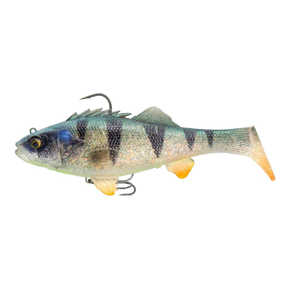 E-shop Savage Gear Gumová nástraha 3D Perch RTF Ghost Silver - 12,5cm 37g,Savage Gear Gumová nástraha 3D Perch RTF Ghost Silver - 12,5cm 37g