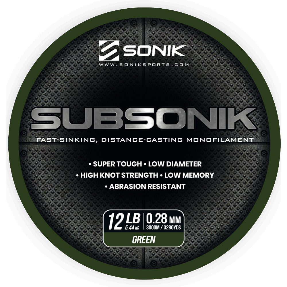 E-shop Sonik Vlasec Subsonik Green 3000m - 0,28mm,Sonik Vlasec Subsonik Green 3000m - 0,28mm
