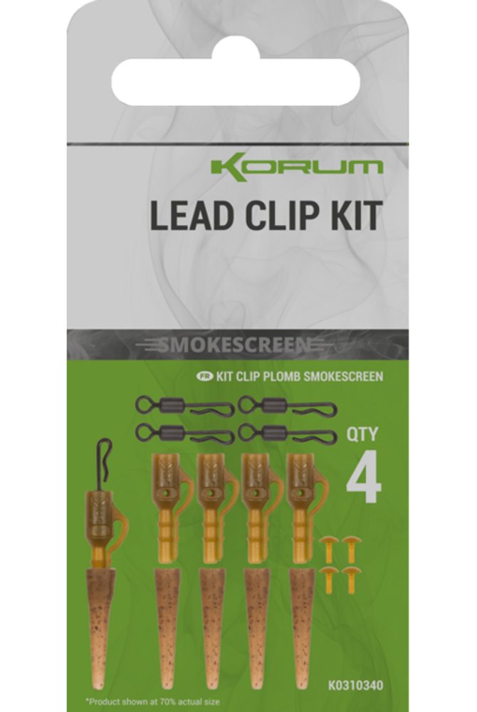 E-shop Korum Závěsky Smokescreen Lead Clip Kit 4ks,Korum Závěsky Smokescreen Lead Clip Kit 4ks
