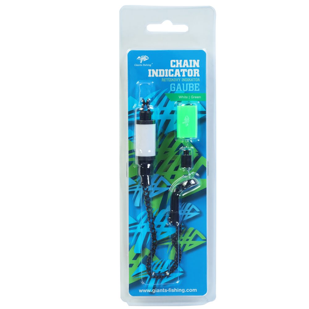 E-shop Giants Fishing Řetízkový indikátor Chain Indicator Gaube - White/Green,Giants Fishing Řetízkový indikátor Chain Indicator Gaube - White/Green