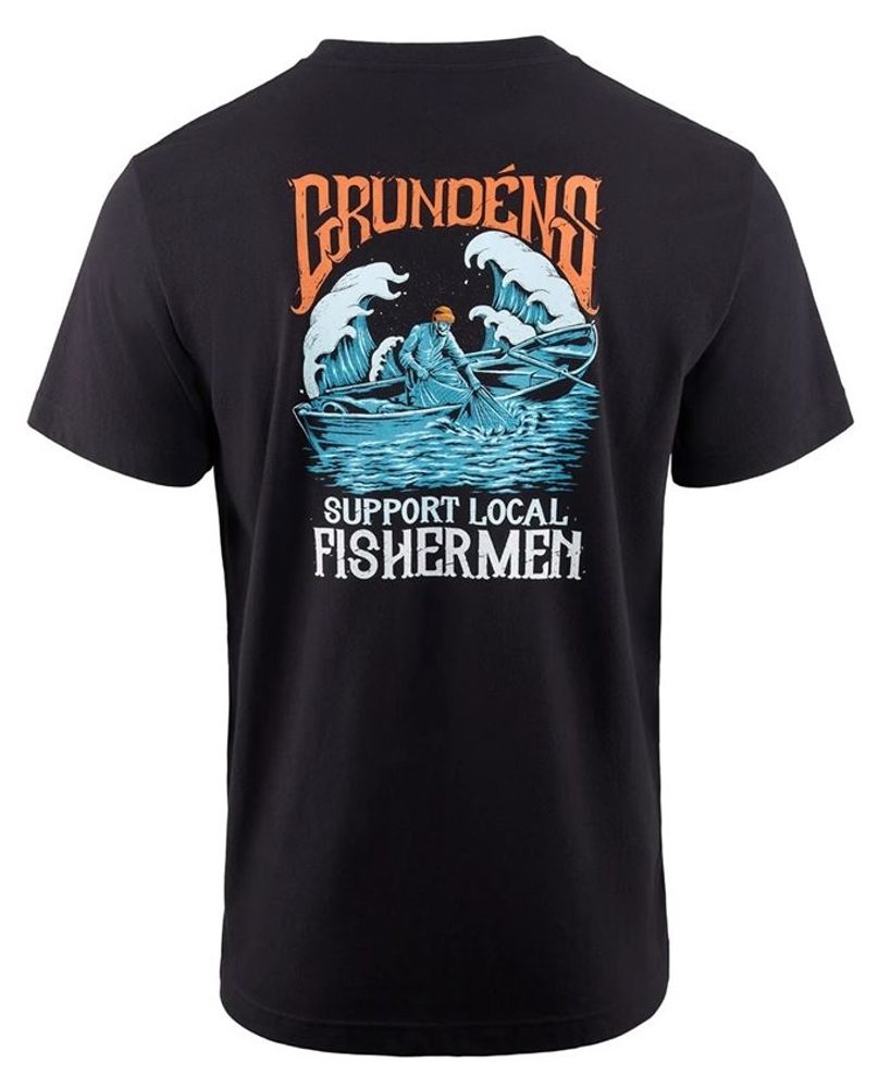 Grundéns Triko Support Fishermen SS T-Shirt Black - XXXL