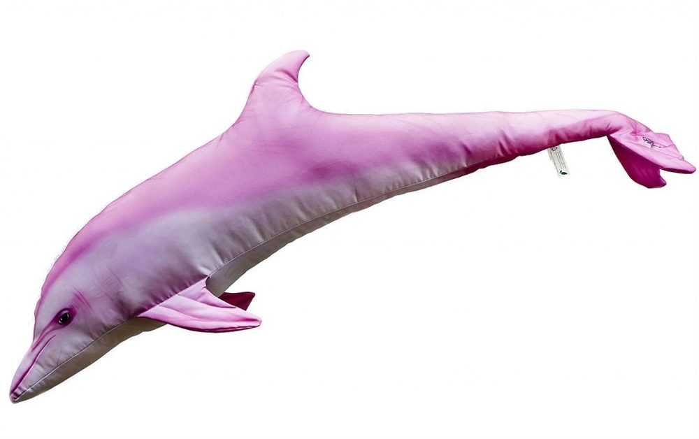 Fotografie Gaby Polštář Delfín albín Růžový 125 cm