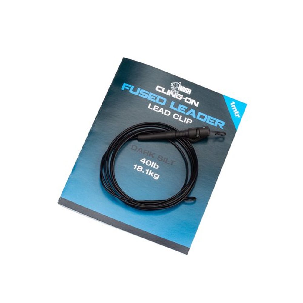 E-shop Nash Montáž Cling-On Fused Lead Clip Leader 1m,Nash Montáž Cling-On Fused Lead Clip Leader 1m