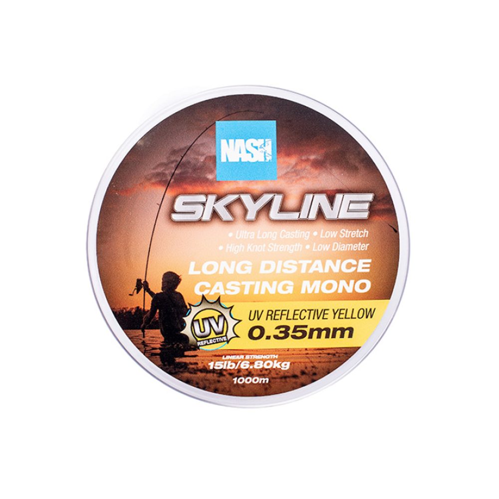 E-shop Nash Vlasec Skyline Mono UV Yellow 1000m,Nash Vlasec Skyline Mono UV Yellow 1000m