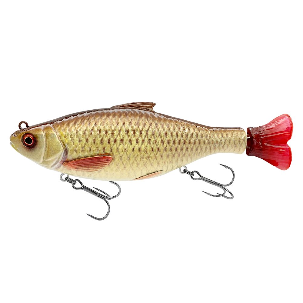 E-shop Savage Gear Wobler 3D Hard Pulsetail Roach Slow Sinking Rudd - 13,5cm 40g,Savage Gear Wobler 3D Hard Pulsetail Roach Slow Sinking Rudd - 13,5cm 40g