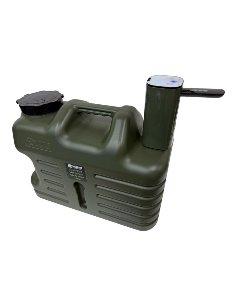 Holdcarp Set Automatická Pumpa Digital Rechargeable Tap + Cubic Water Carrier 18L