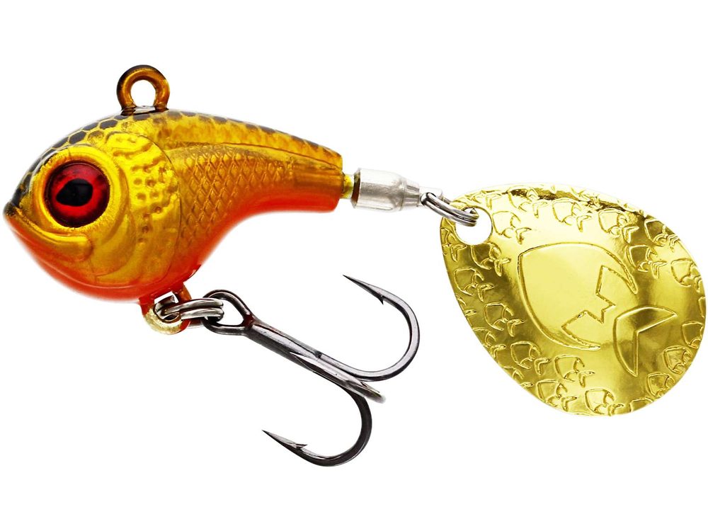 E-shop Westin Třpytka DropBite Spin Tail Jig Gold Rush - 3,4cm 17g