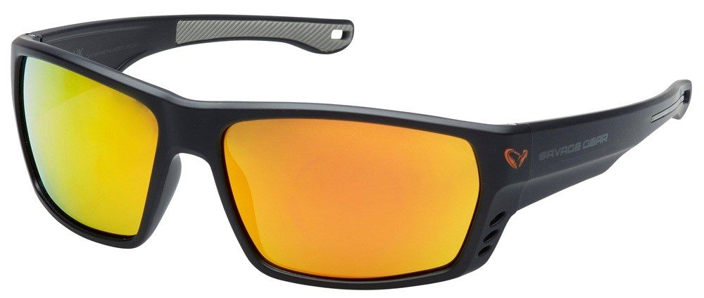 Savage Gear Brýle Savage Polarized 2 Black Orange Revo