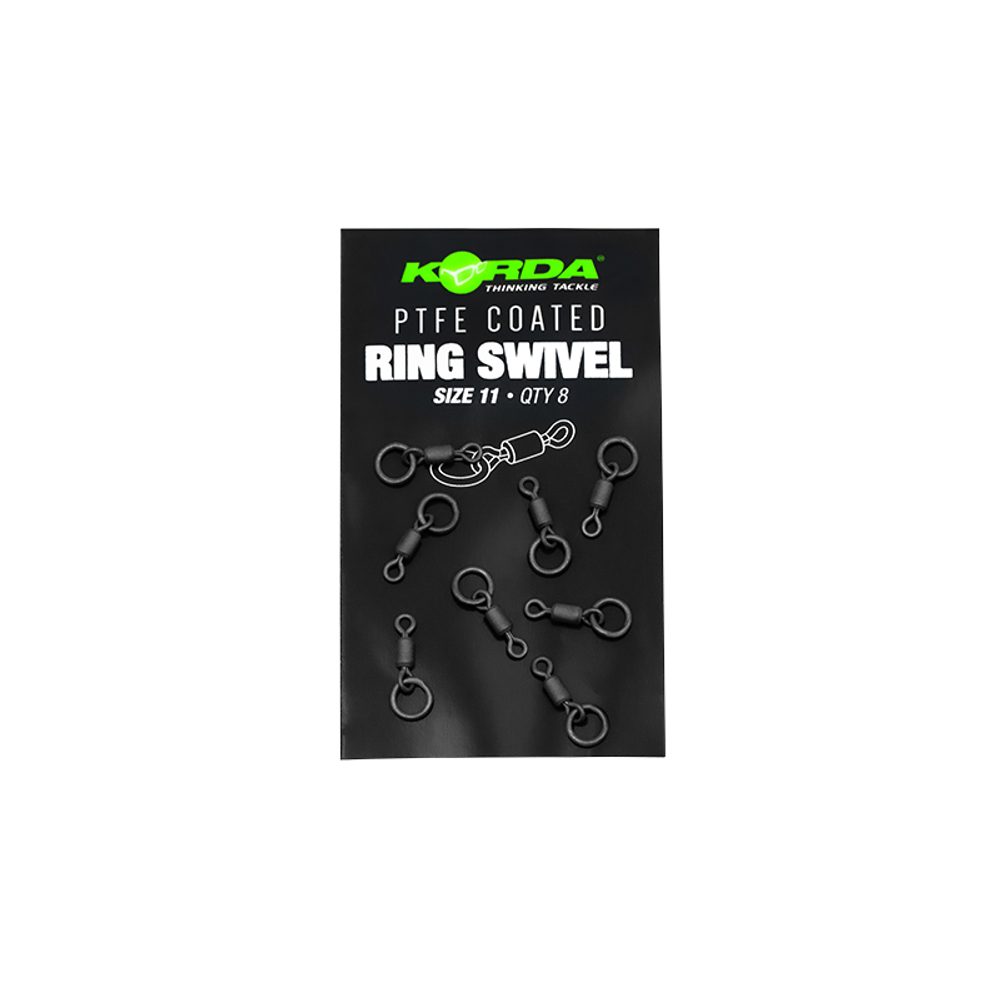 E-shop Korda Obratlík s kroužkem PTFE Ring Swivel 8ks,Korda Obratlík s kroužkem PTFE Ring Swivel 8ks