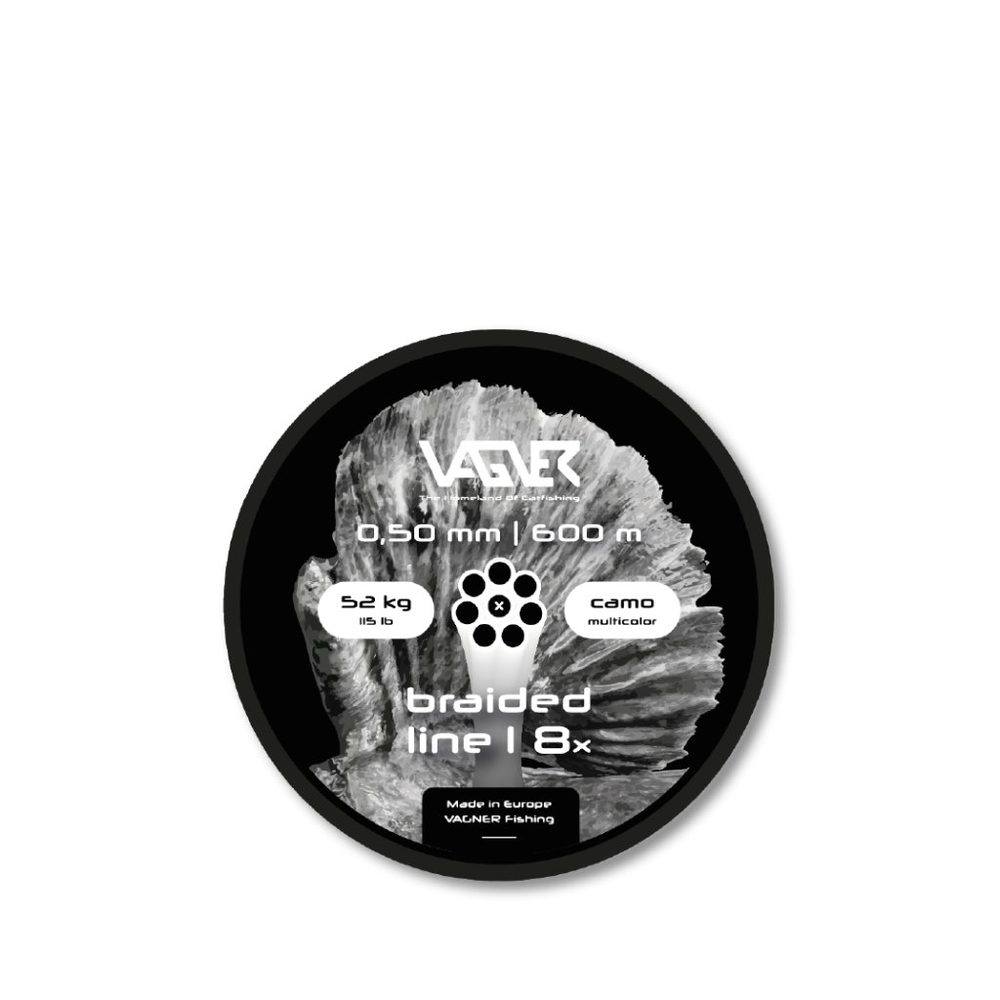 Vagner Šňůra Braided Line Camo Multicolor - 0,50mm 600m,Vagner Šňůra Braided Line Camo Multicolor - 0,50mm 600m