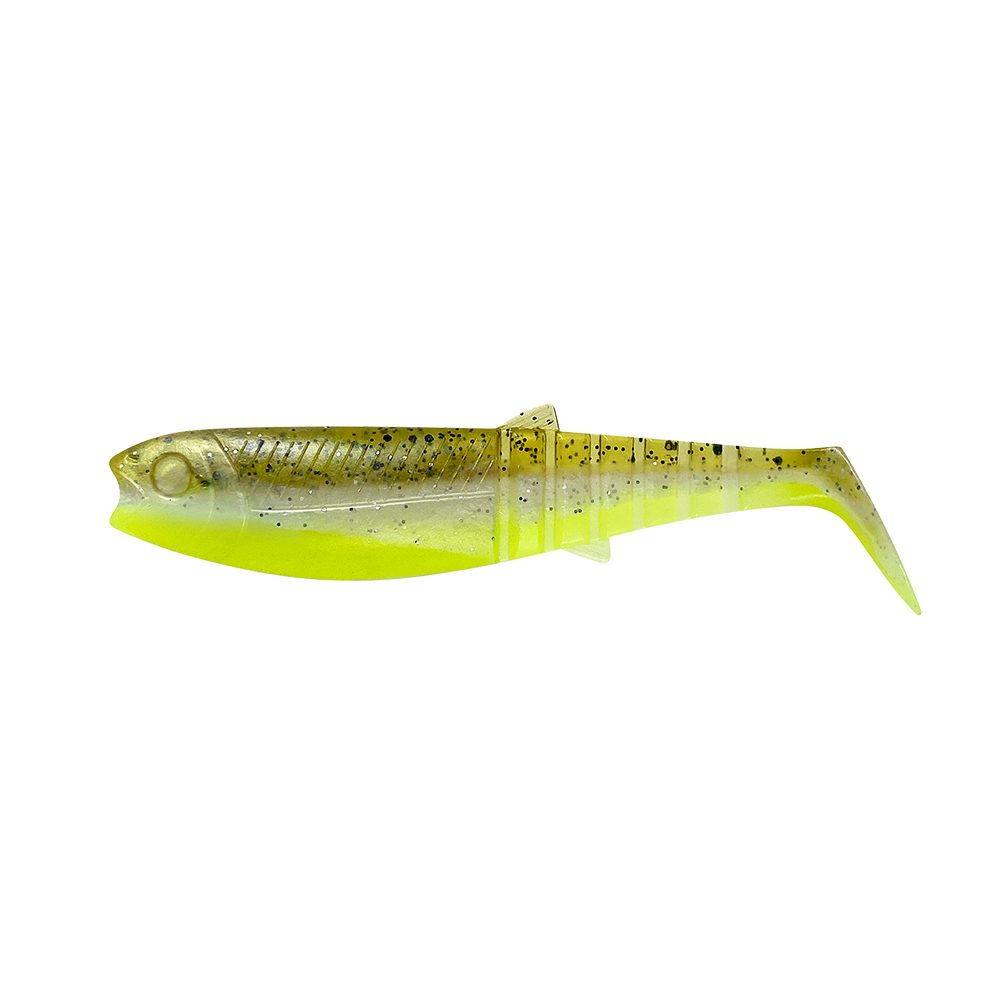 Savage Gear Gumová Nástraha Cannibal Shad Green Pearl Yellow 2ks - 33g 15cm