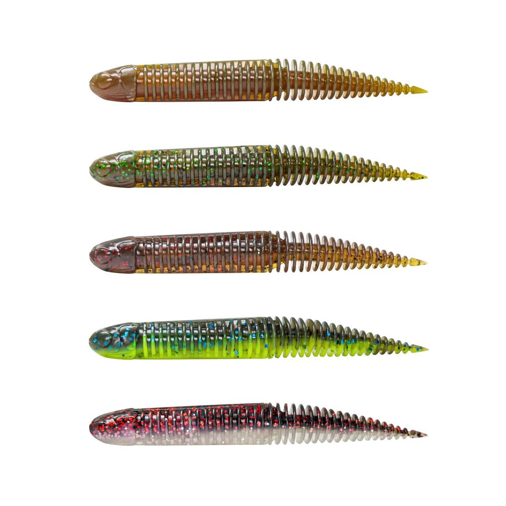 Fotografie Savage Gear Gumová nástraha Ned Dragon Tail Slug Clear Water Mix - 7,2cm 3g