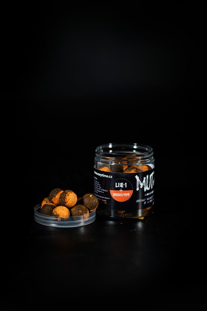 G.B.U. Boilies Mutant LBE1 + Broskev/Pepř 130g - 24mm