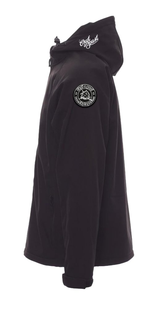 Chyť a pusť Softshellová bunda černá - XXL