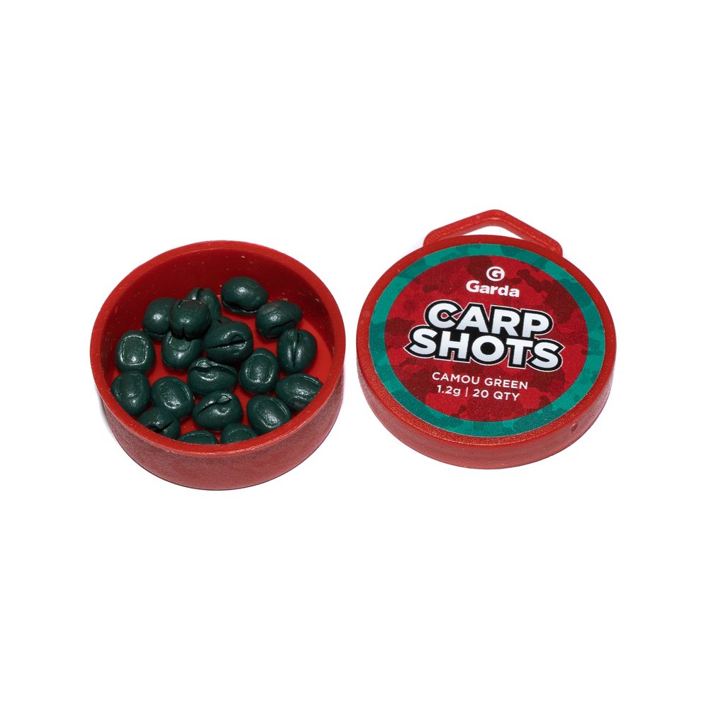 E-shop Garda Bročky Carp Shots Camou Green - 1,2g 20ks,Garda Bročky Carp Shots Camou Green - 1,2g 20ks