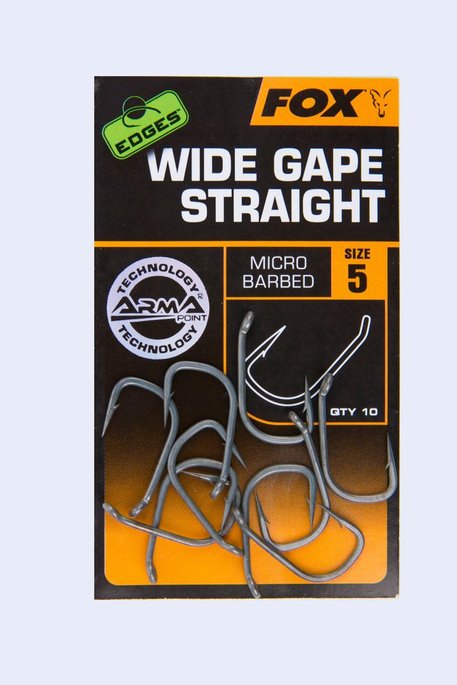E-shop Fox Háčky EDGES Wide Gape Straight 10ks,Fox Háčky EDGES Wide Gape Straight 10ks