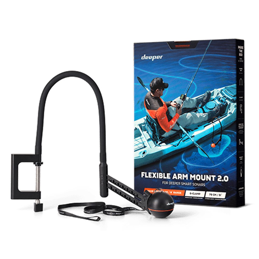 E-shop Deeper Držák sonaru Husí krk Flexible Arm 2.0 pro lodě a kajaky,Deeper Držák sonaru Husí krk Flexible Arm 2.0 pro lodě a kajaky