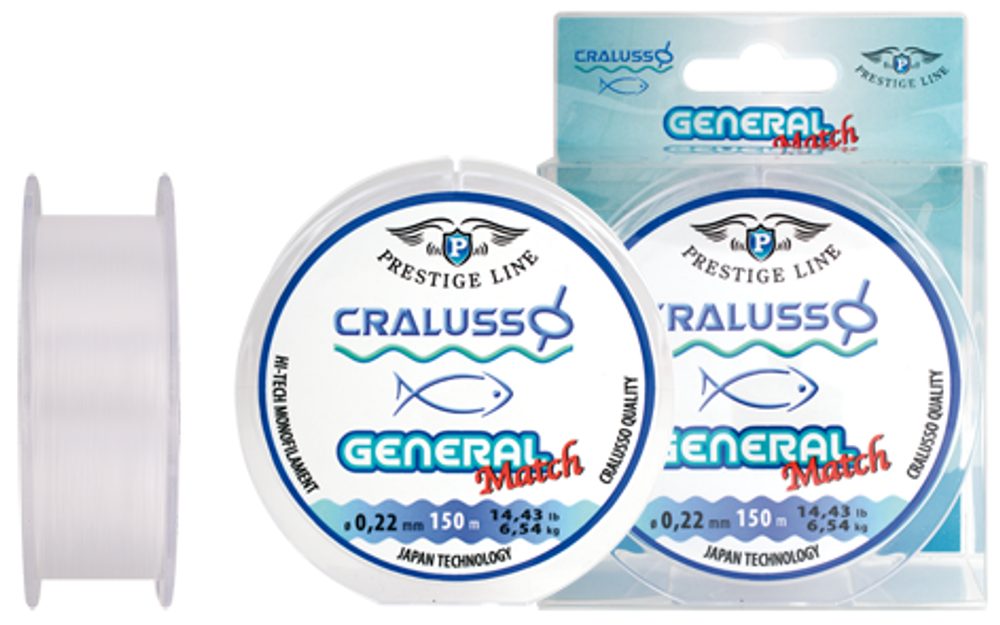 E-shop Cralusso Vlasec General Match 150m - 0,12mm,Cralusso Vlasec General Match 150m - 0,12mm