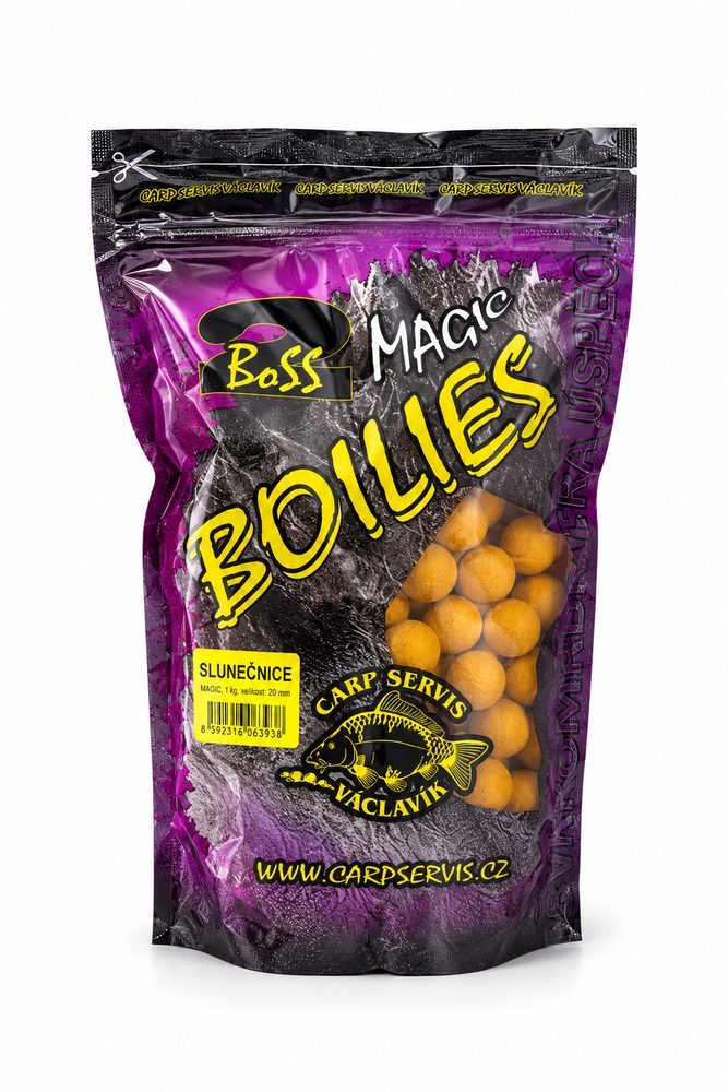 Carp Servis Václavík Boilies Boss2 Magic Slunečnice - 20mm 1kg