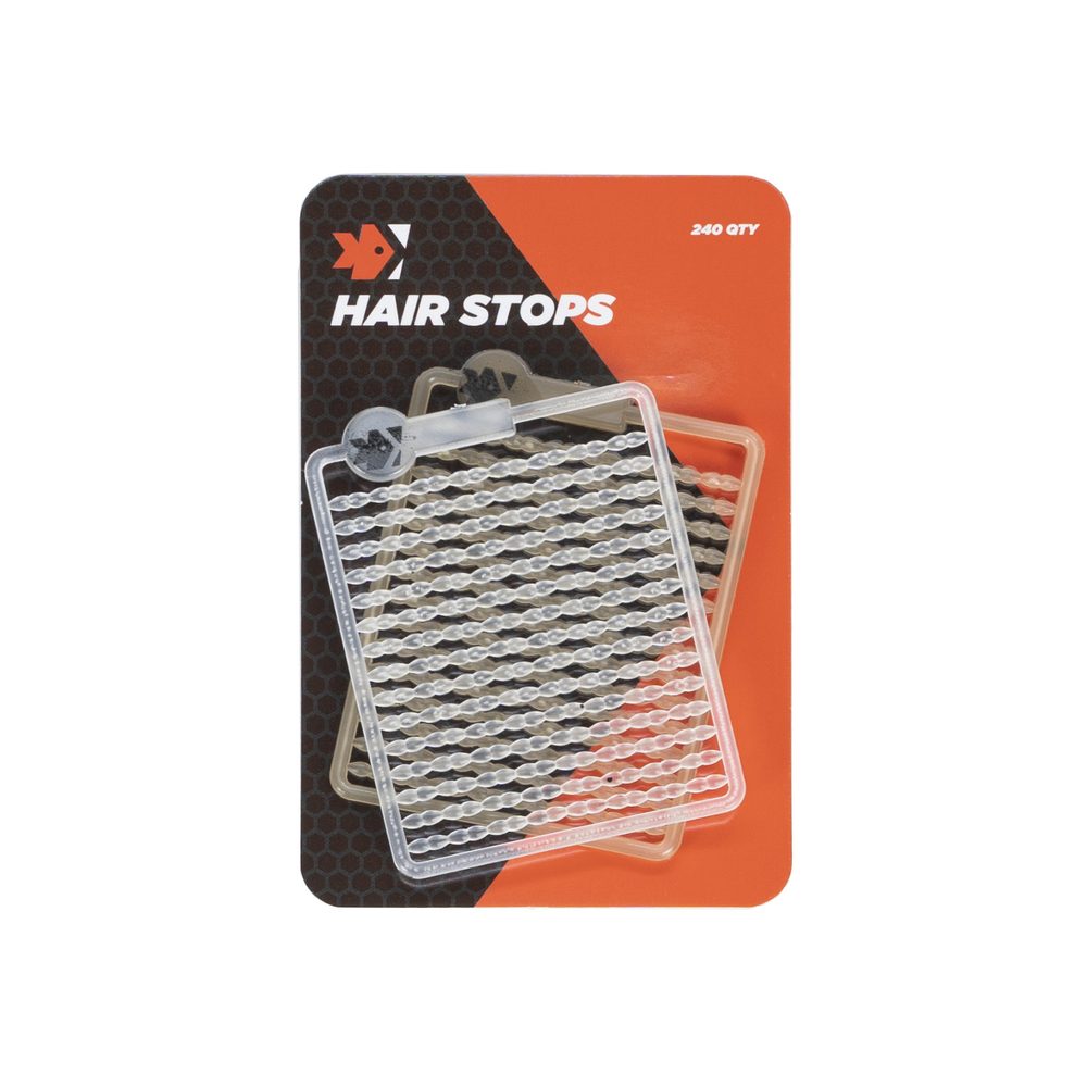 E-shop Feeder Expert Zarážky Hair Stops čiré a hnědé 240ks,Feeder Expert Zarážky Hair Stops čiré a hnědé 240ks