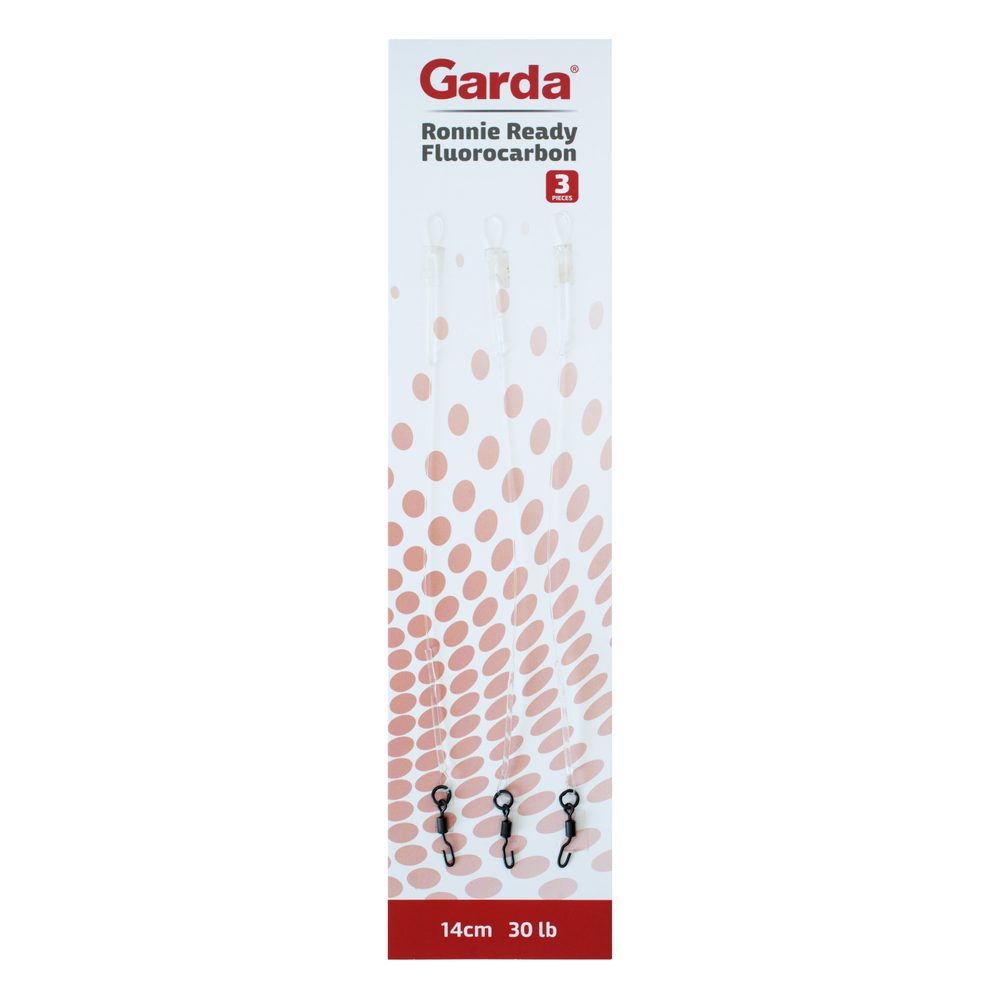 Garda Návazec Ready Ronnie Fluorocarbon 3ks - 14cm 30lb,Garda Návazec Ready Ronnie Fluorocarbon 3ks - 14cm 30lb