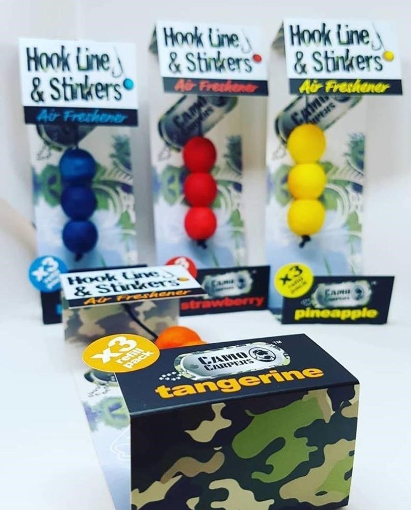 E-shop Camo Carpers Náhradní Náplně do Osvěžovačů Vzduchu Hook Line & Stinkers,Camo Carpers Náhradní Náplně do Osvěžovačů Vzduchu Hook Line & Stinkers
