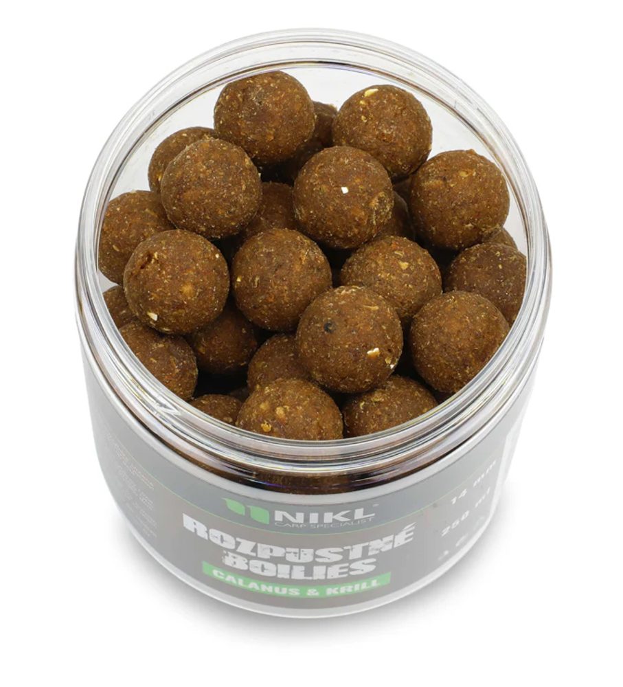 E-shop Nikl Rozpustné boilies Calanus & Krill 250ml - 14mm,Nikl Rozpustné boilies Calanus & Krill 250ml - 14mm