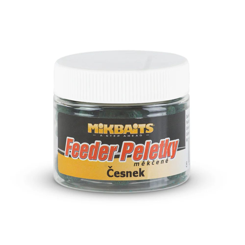Mikbaits Měkčené feeder peletky 50ml - Česnek