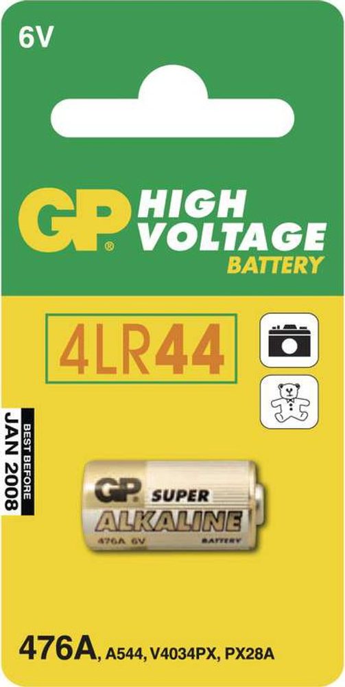 GP Baterie Alkaline 476A 4LR44 6V 1ks,GP Baterie Alkaline 476A 4LR44 6V 1ks