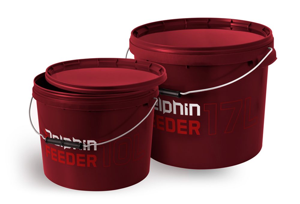 Delphin Kýbl s víkem Feeder - 10l