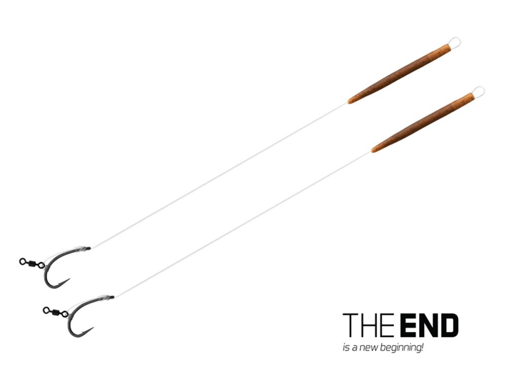 E-shop Delphin Návazec The End D-Rig 2ks - 20 cm / 17lbs / #4,Delphin Návazec The End D-Rig 2ks - 20 cm / 17lbs / #4