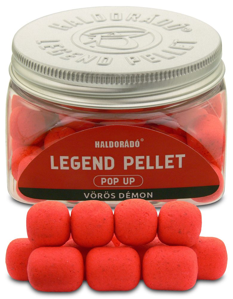 Haldorádó Pelety Legend Pellet Pop-Up 12+16mm 50g - Červený démon,Haldorádó Pelety Legend Pellet Pop-Up 12+16mm 50g - Červený démon