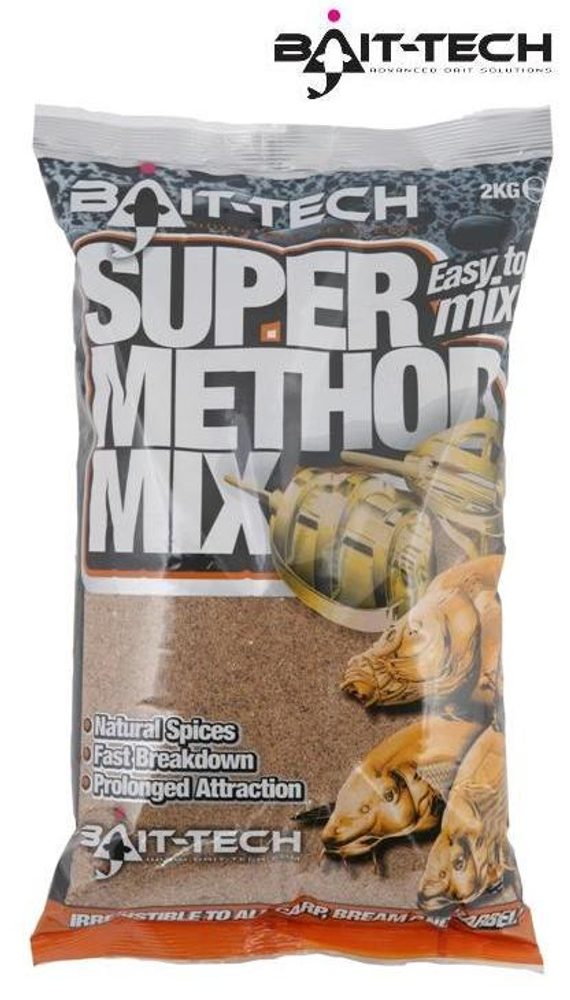 E-shop Bait-Tech krmítková směs Super Method Mix 2kg,Bait-Tech krmítková směs Super Method Mix 2kg