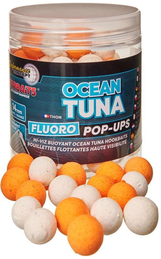 Starbaits Plovoucí boilies Pop Up Bright Ocean Tuna 50g - 12mm