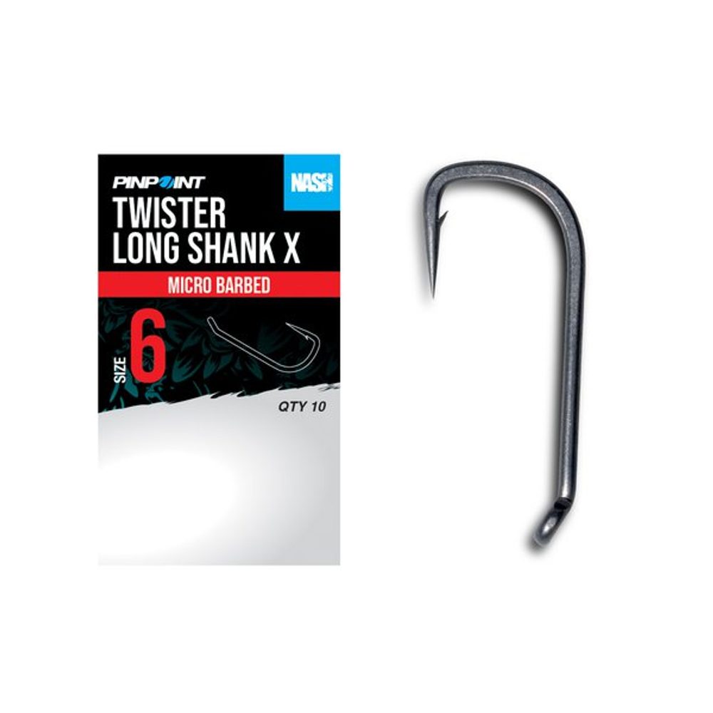E-shop Nash Háčky Twister Long Shank X Micro Barbed 10ks,Nash Háčky Twister Long Shank X Micro Barbed 10ks