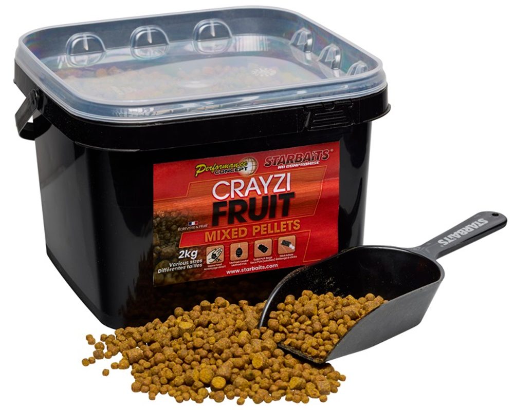 E-shop Starbaits Pelety Mixed Crayzi Fruit 2kg,Starbaits Pelety Mixed Crayzi Fruit 2kg