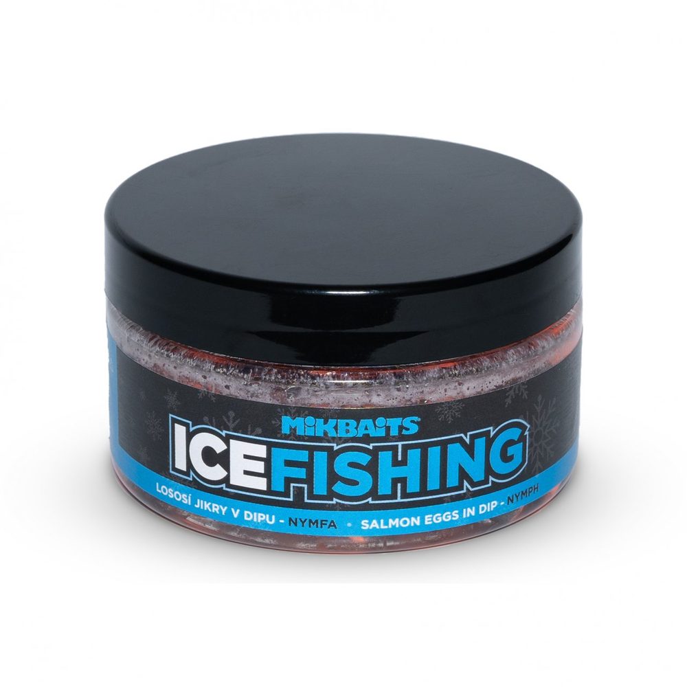 Fotografie Mikbaits Lososí jikry v dipu Ice Fishing Range 100ml - Nymfa