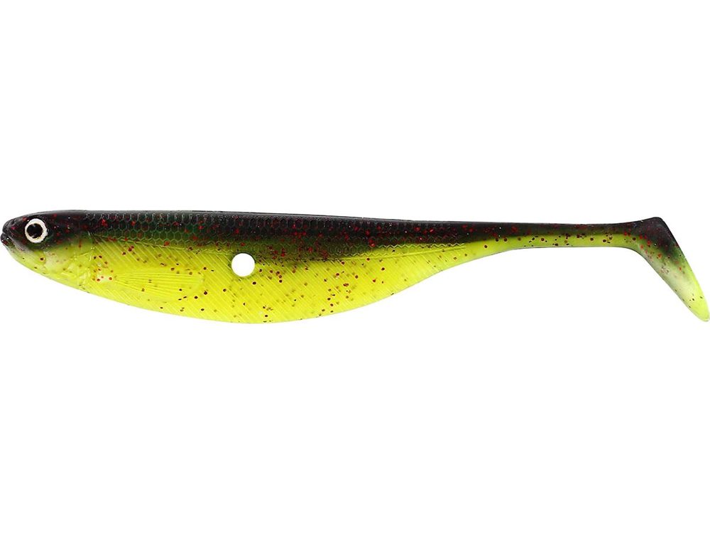 E-shop Westin Gumová nástraha ShadTeez Hollow Black/Chartreuse 1ks - 12cm 9g,Westin Gumová nástraha ShadTeez Hollow Black/Chartreuse 1ks - 12cm 9g