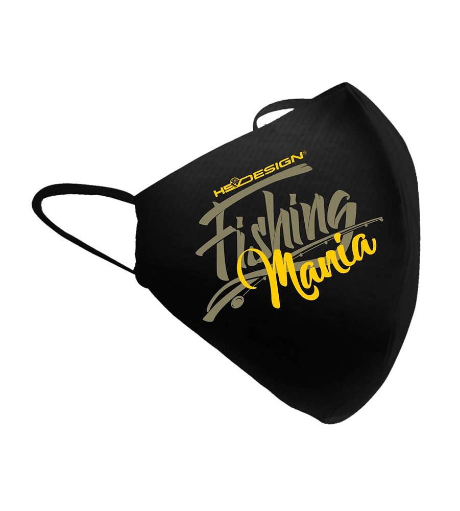 E-shop Hotspot Design Rouška Fishing Mania - žlutá,Hotspot Design Rouška Fishing Mania - žlutá