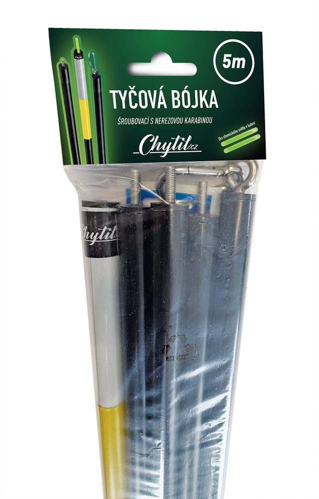 E-shop Chytil Tyčová bojka šroubovací s nerezovou karabinou 5m,Chytil Tyčová bojka šroubovací s nerezovou karabinou 5m