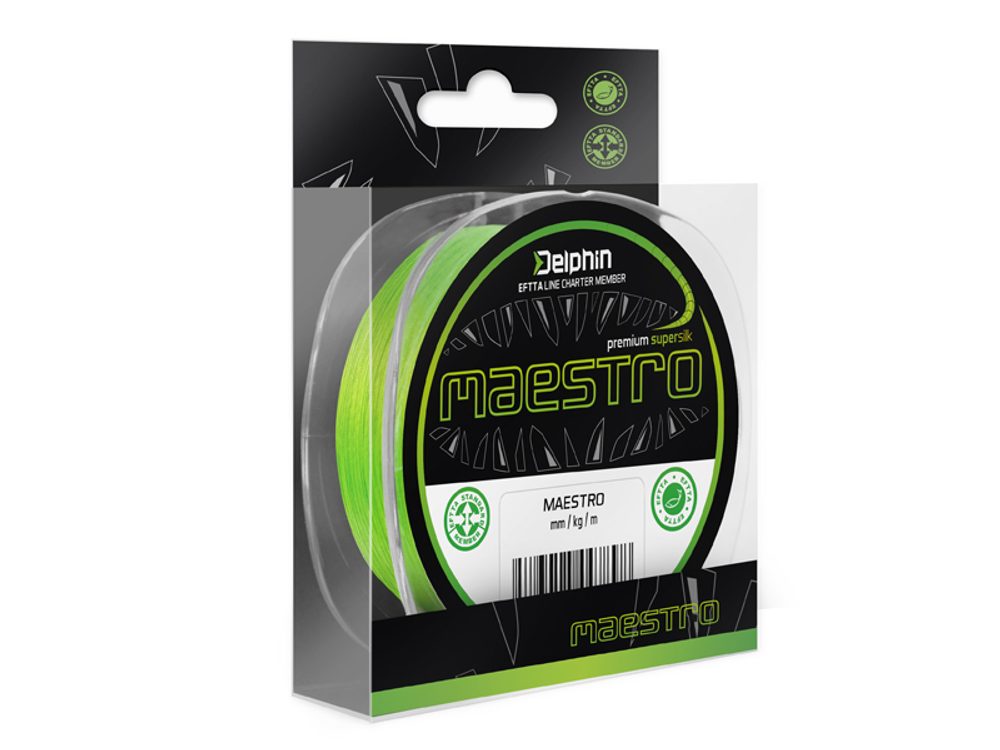 E-shop Delphin Šňůra Maestro fluo zelená - 0,07mm 4,5kg 150m,Delphin Šňůra Maestro fluo zelená - 0,07mm 4,5kg 150m