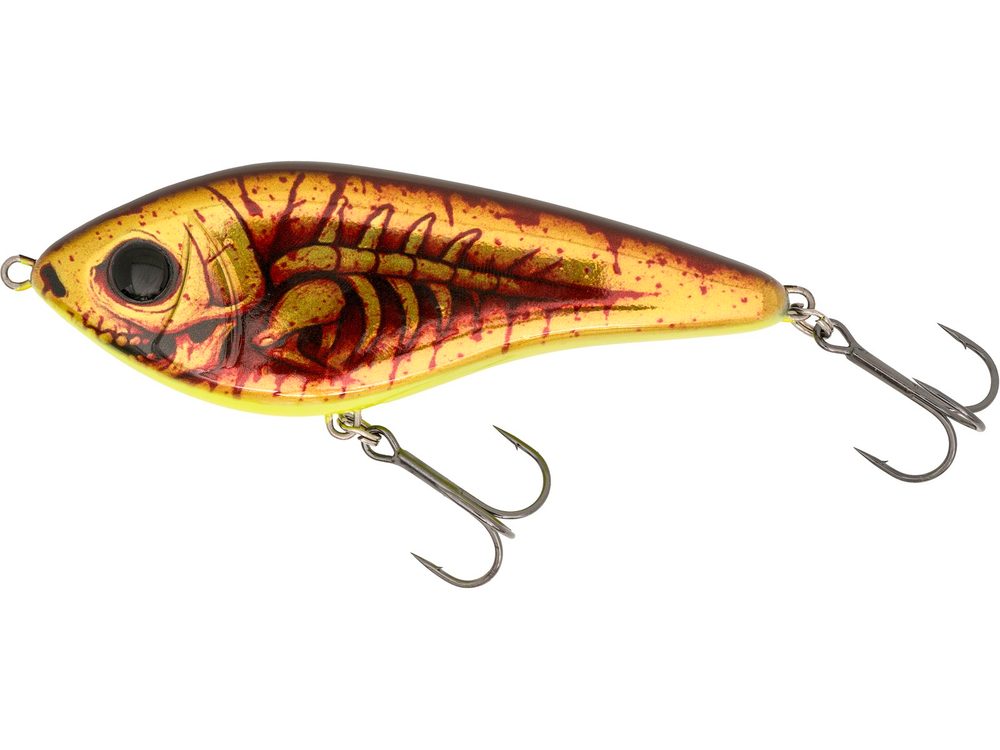 Westin Wobler Swim Glidebait Halloween Suspending 12cm 53g - Radioactive Ripper,Westin Wobler Swim G...
