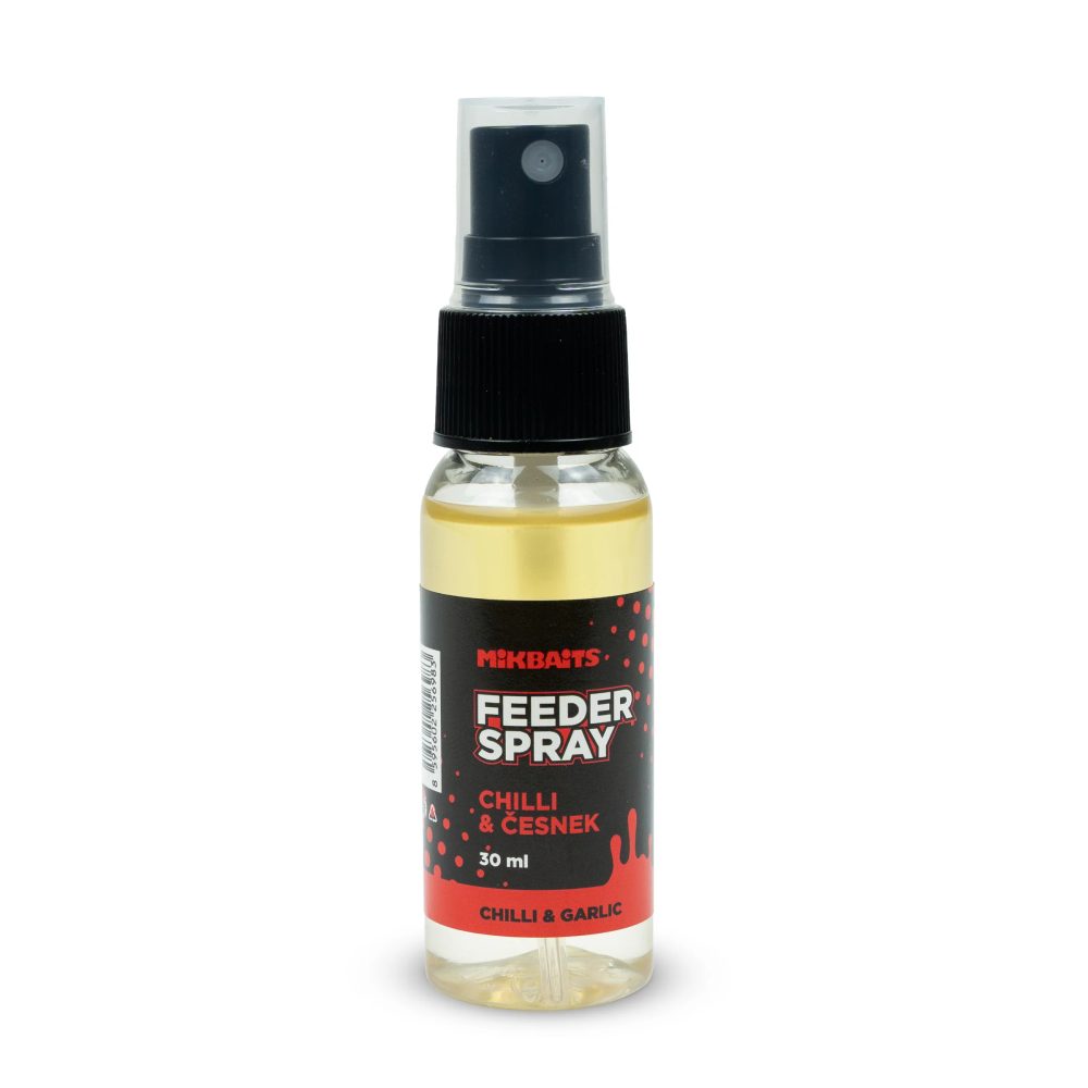 E-shop Mikbaits Feeder spray 30ml - Chilli Česnek,Mikbaits Feeder spray 30ml - Chilli Česnek